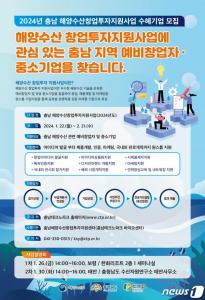 충남테크노파크 ‘해양수산 창업투자지원사업’ 참여기업 모집